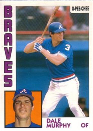 1984 O-Pee-Chee Baseball Cards 150     Dale Murphy